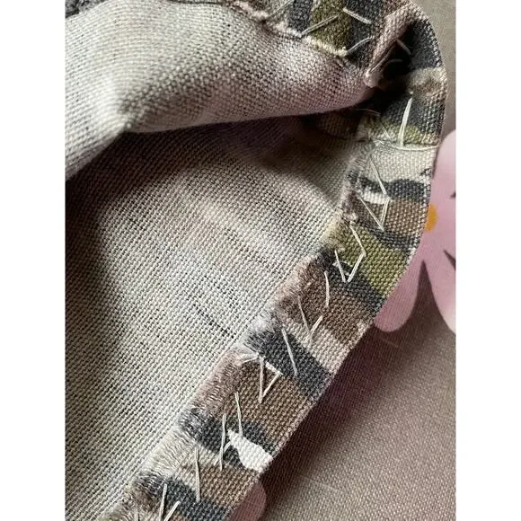 Walls USA Camo Unlined Coveralls Men’s L Altered Cropped Utility Workwear - Picture 14 of 16